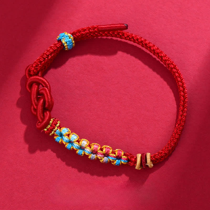 Nimara Ritual Hand-Woven Red String Chinese Knotting Luck Bracelet