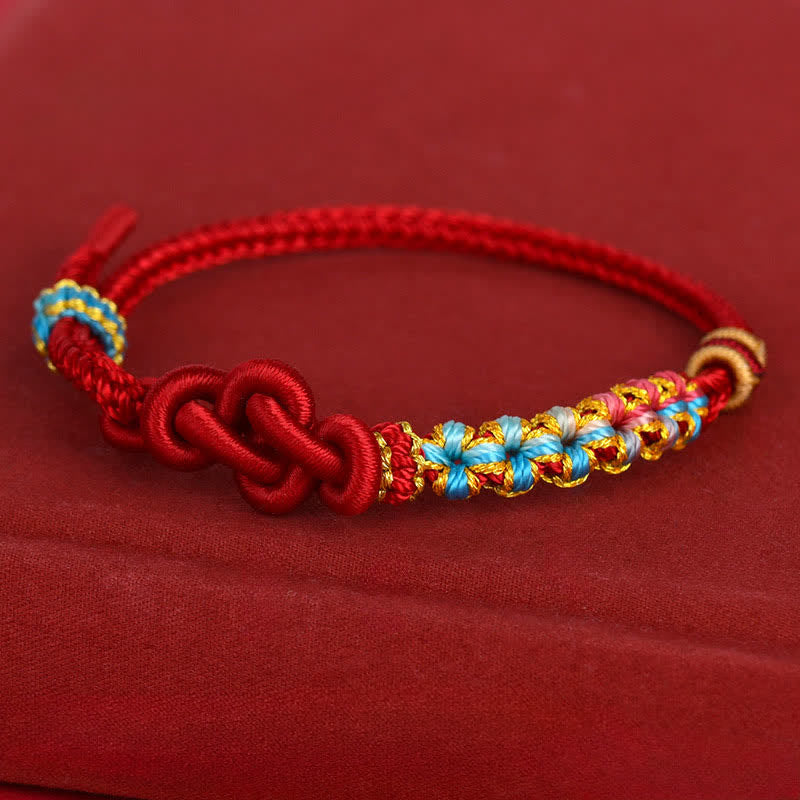 Nimara Ritual Hand-Woven Red String Chinese Knotting Luck Bracelet