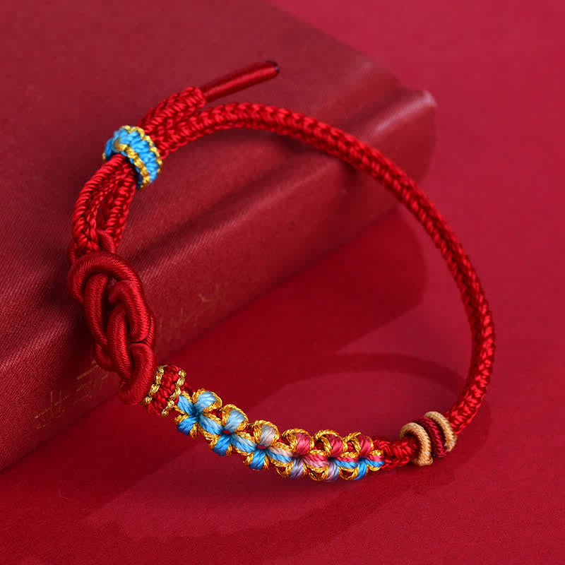 Nimara Ritual Hand-Woven Red String Chinese Knotting Luck Bracelet