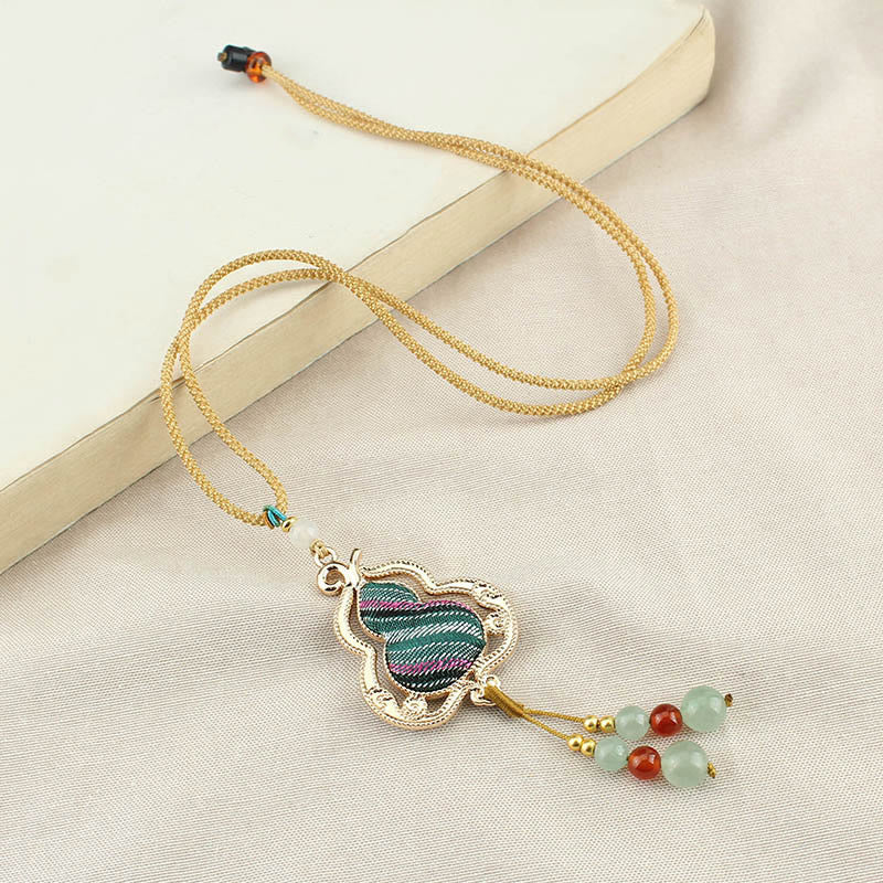 Nimara Ritual Song Brocade Gourd Health Necklace