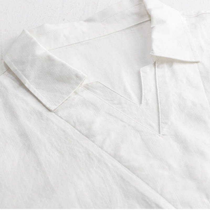 Nimara Ritual Summer Casual Minimalist Solid Men's Shirts