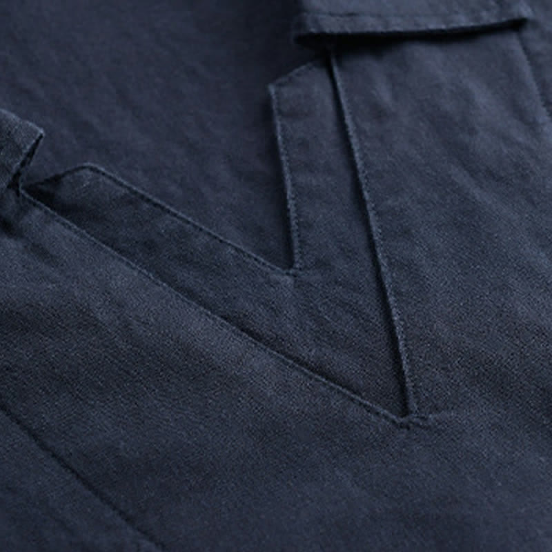Nimara Ritual Summer Casual Minimalist Solid Men's Shirts
