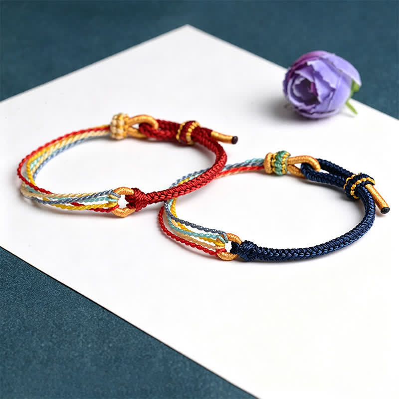 Nimara Ritual Handmade Five Color String Protection Braided Bracelet