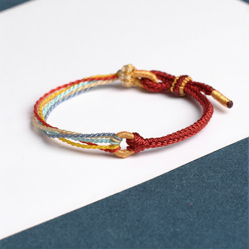 Nimara Ritual Handmade Five Color String Protection Braided Bracelet