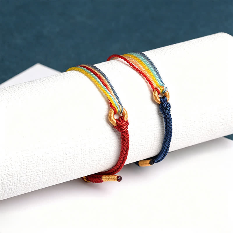 Nimara Ritual Handmade Five Color String Protection Braided Bracelet