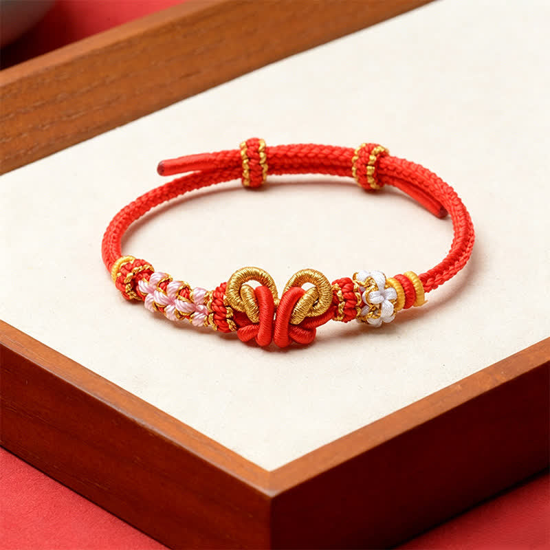 Nimara Ritual Handmade Woven Butterfly Luck Adjustable String Bracelet