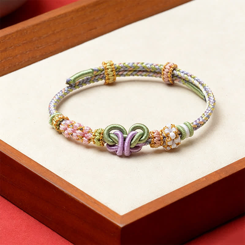 Nimara Ritual Handmade Woven Butterfly Luck Adjustable String Bracelet