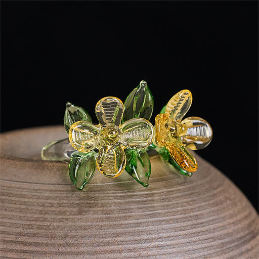 Nimara Ritual Liuli Osmanthus Flower Wisdom Ring