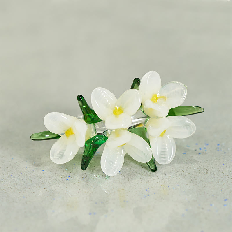 Nimara Ritual Liuli Pear Blossom Flower Wisdom Ring
