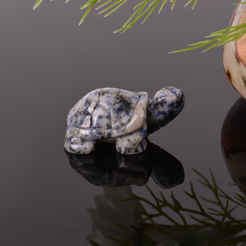 Nimara Ritual Natural Green Aventurine Turtle Wisdom Crystal & Stone Decor