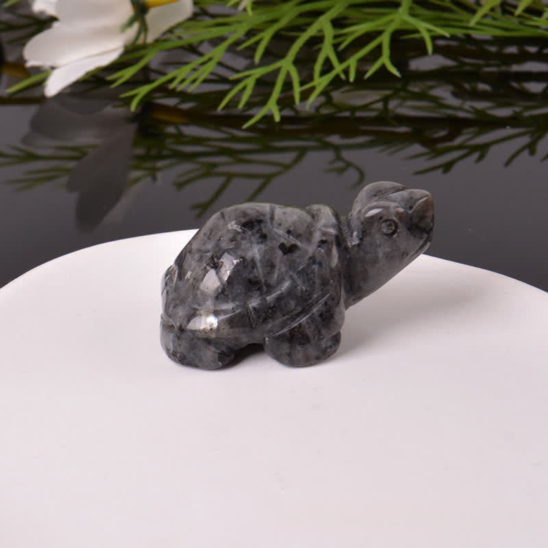 Nimara Ritual Natural Green Aventurine Turtle Wisdom Crystal & Stone Decor