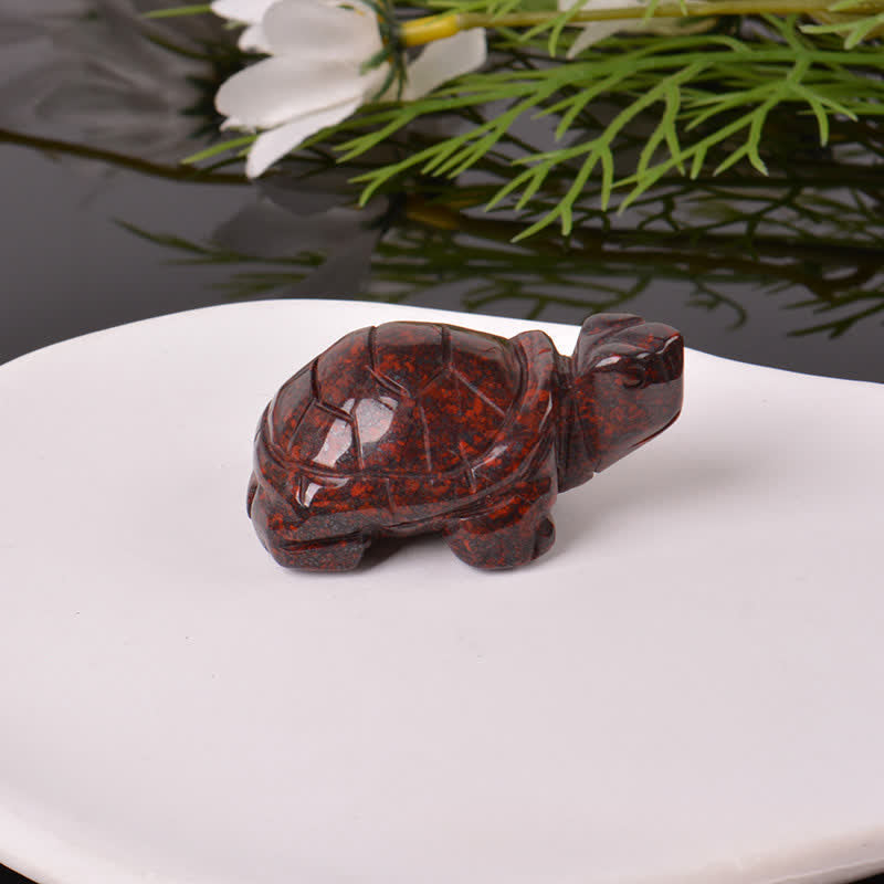 Nimara Ritual Natural Green Aventurine Turtle Wisdom Crystal & Stone Decor