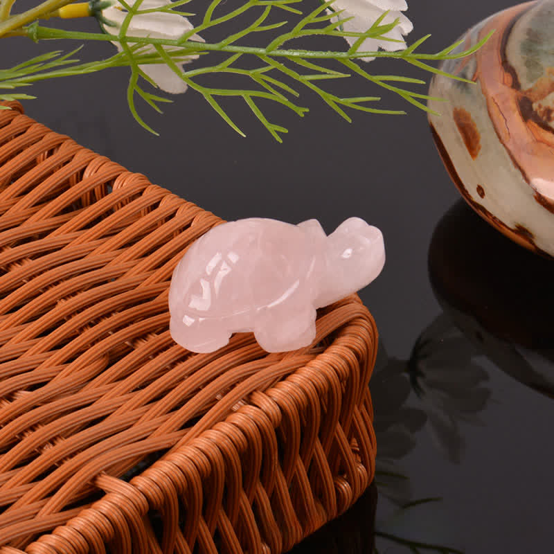 Nimara Ritual Natural Green Aventurine Turtle Wisdom Crystal & Stone Decor