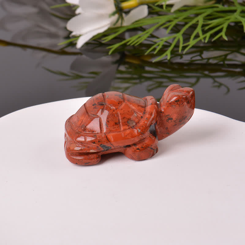 Nimara Ritual Natural Green Aventurine Turtle Wisdom Crystal & Stone Decor