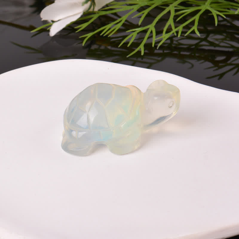 Nimara Ritual Natural Green Aventurine Turtle Wisdom Crystal & Stone Decor