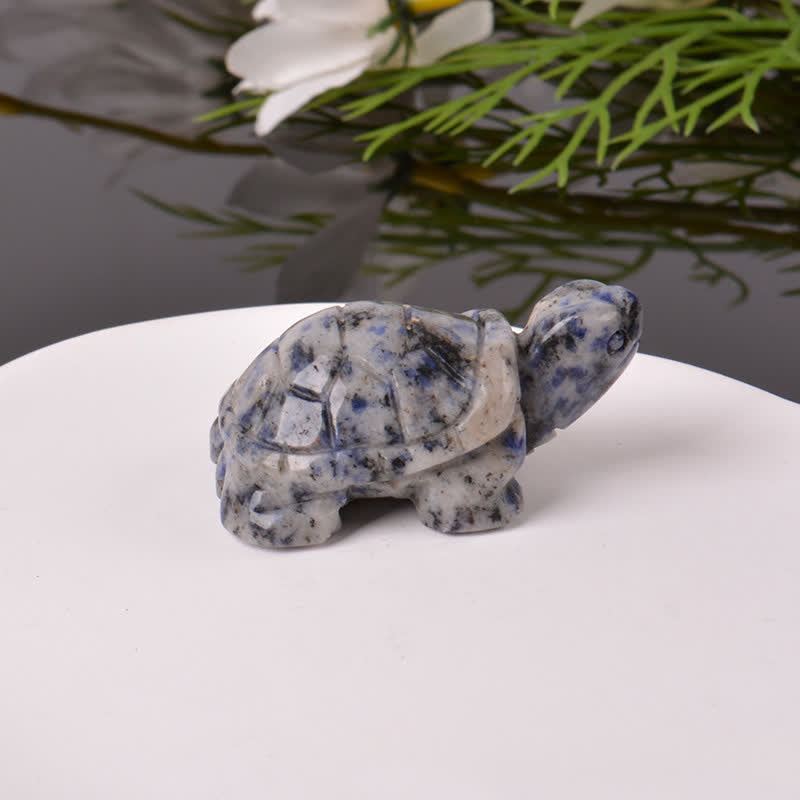 Nimara Ritual Natural Green Aventurine Turtle Wisdom Crystal & Stone Decor