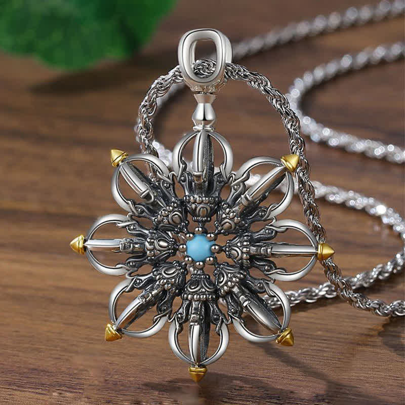 Nimara Ritual Copper Lotus New Beginning Pendant Necklace