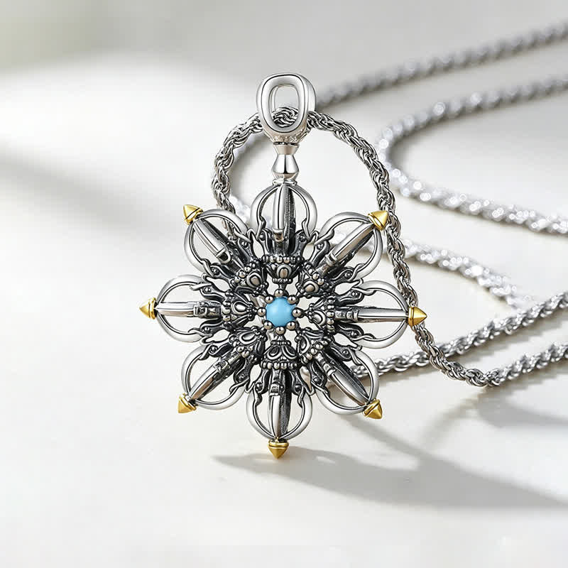 Nimara Ritual Copper Lotus New Beginning Pendant Necklace