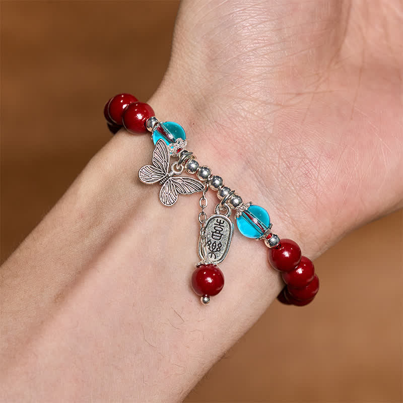 Nimara Ritual Cinnabar Copper Butterfly Love Bracelet