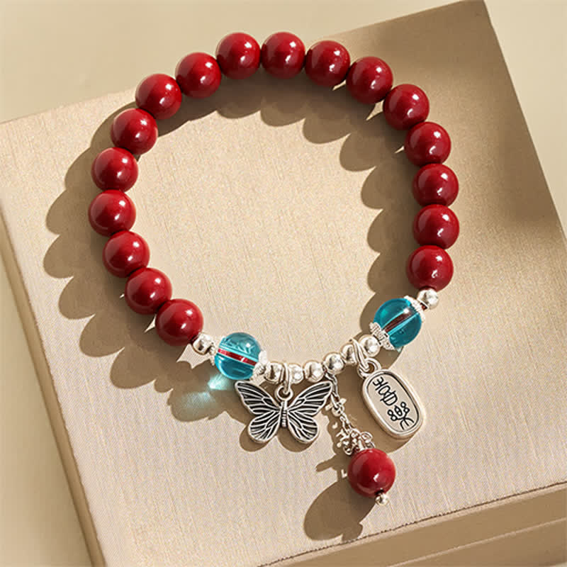 Nimara Ritual Cinnabar Copper Butterfly Love Bracelet