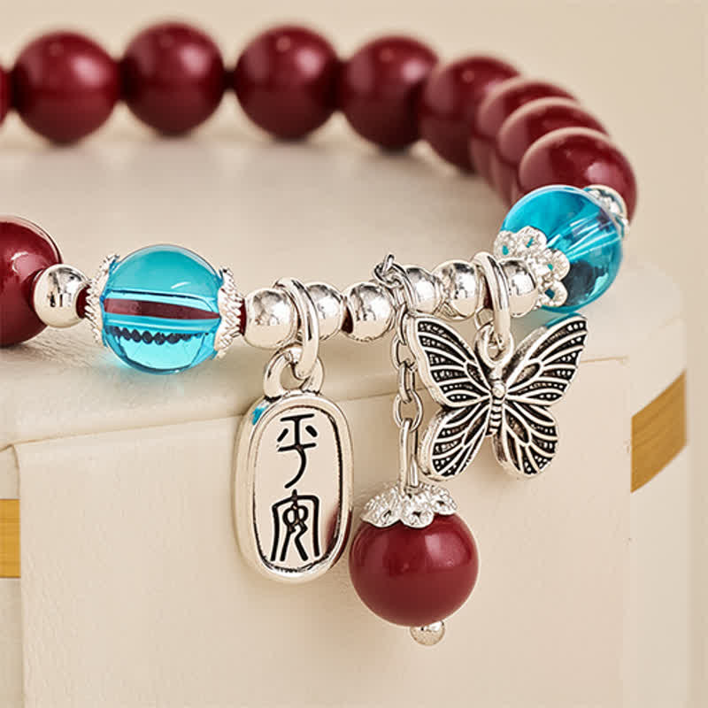 Nimara Ritual Cinnabar Copper Butterfly Love Bracelet