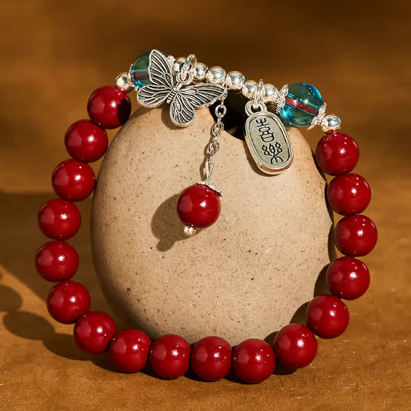 Nimara Ritual Cinnabar Copper Butterfly Love Bracelet