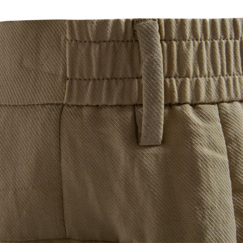 Nimara Ritual Summer Casual Classic Zipper Button Solid Bermuda Shorts Men's With Pockets
