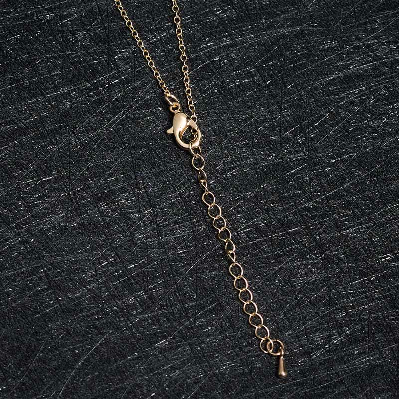 Nimara Ritual Copper Birth Flower Strengthen Book Design Balance Pendant Necklace