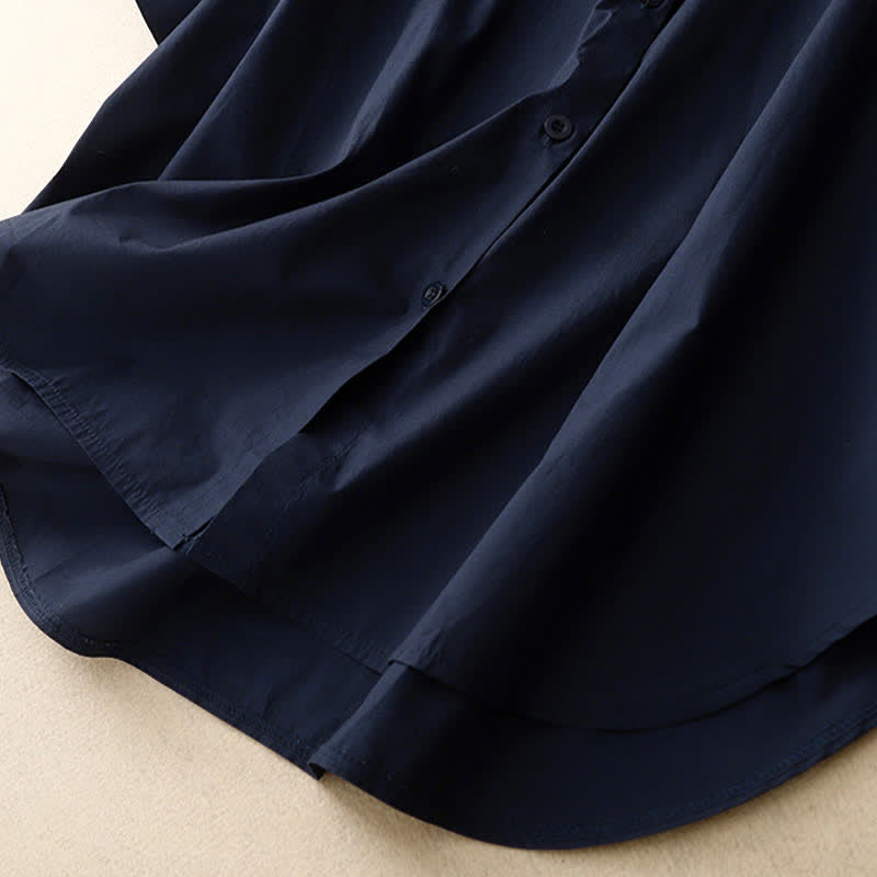 Nimara Ritual Spring Summer Boho Embroidery Floral Women's Short Sleeve Shirt