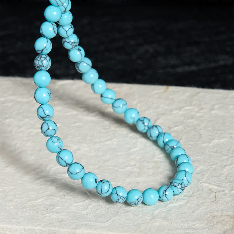 Nimara Ritual Natural Turquoise Bead Strength Necklace