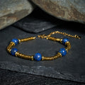 Nimara Ritual Lapis Lazuli Bead Titanium Steel Serenity Bracelet