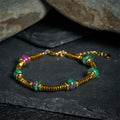Nimara Ritual Unakite Bead Titanium Steel Balance Bracelet