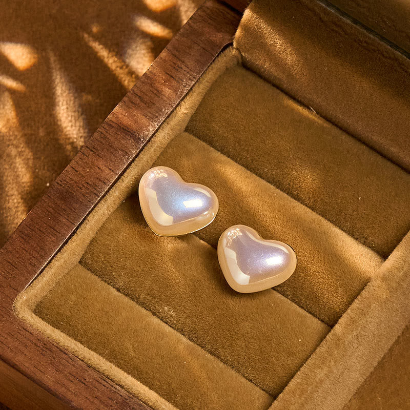 Nimara Ritual Retro Heart Shape Design Loyalty Earrings