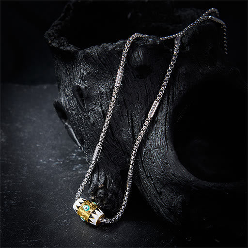 Nimara Ritual Copper Enamel Evil Eye Protection Pendant Necklace
