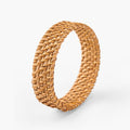 Nimara Ritual Handwoven Rattan Grounding Bohemian Wide Bracelet Bangle