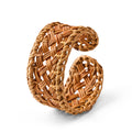 Nimara Ritual Handwoven Natural Rattan Boho Resort Adjustable Cuff Bracelet