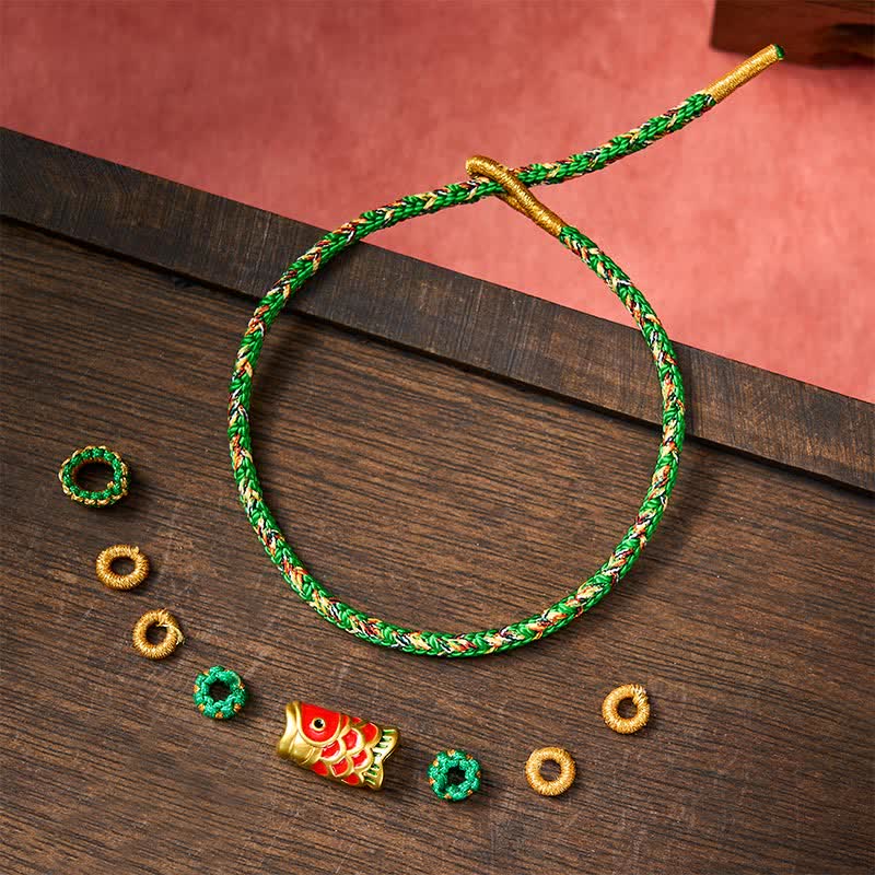 Nimara Ritual Koi Fish Luck Hand-Woven String Bracelet