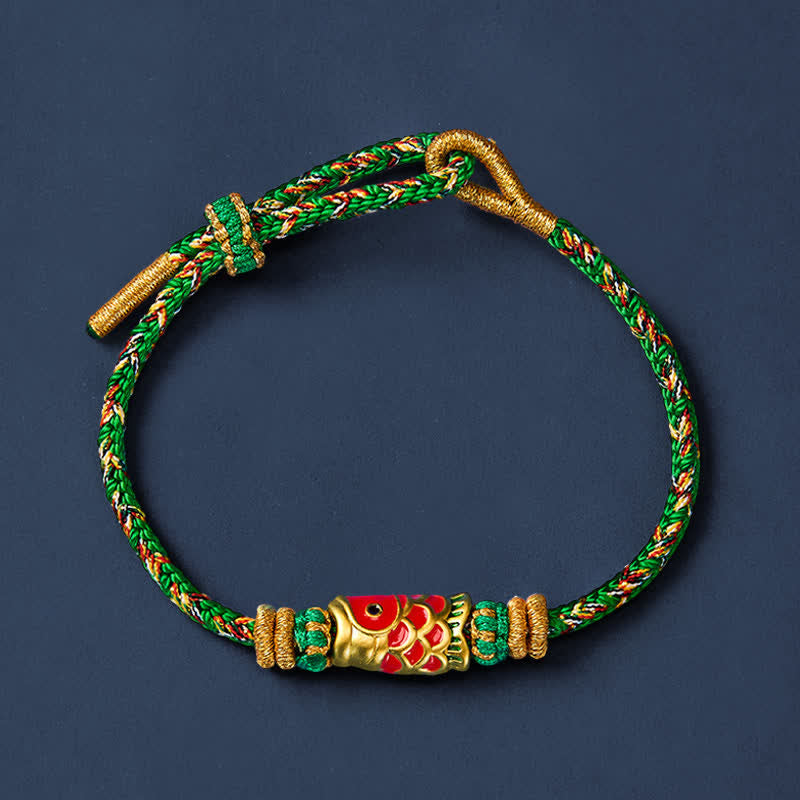 Nimara Ritual Koi Fish Luck Hand-Woven String Bracelet