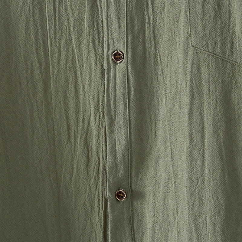 Nimara Ritual Summer Casual Minimalist Button-Up Solid Men's Sleeveless Shirts