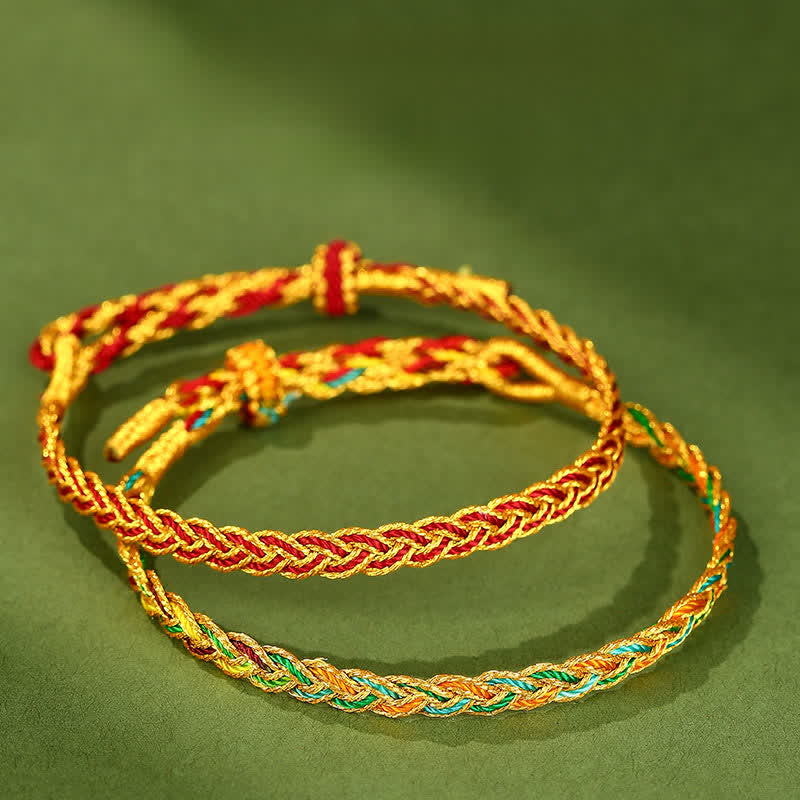 Nimara Ritual Hand-Woven Colorful Red String Luck Braided Bracelet