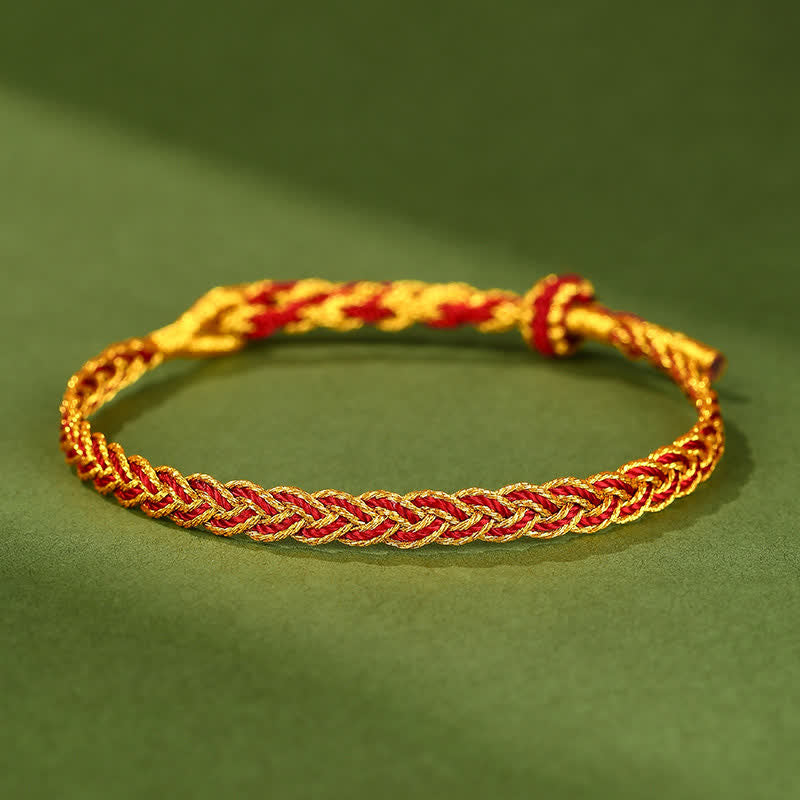 Nimara Ritual Hand-Woven Colorful Red String Luck Braided Bracelet