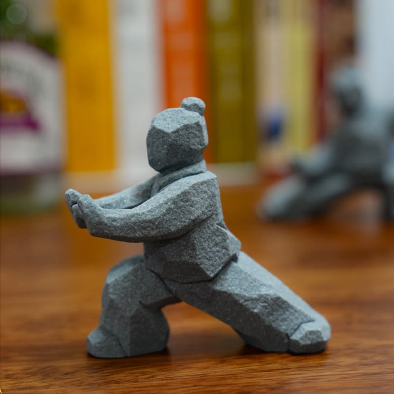 Nimara Ritual Resin Yin Yang Balance Tai Chi Figure Mindful Living Decor