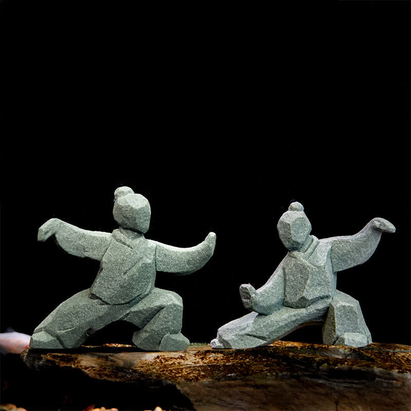 Nimara Ritual Resin Yin Yang Balance Tai Chi Figure Mindful Living Decor