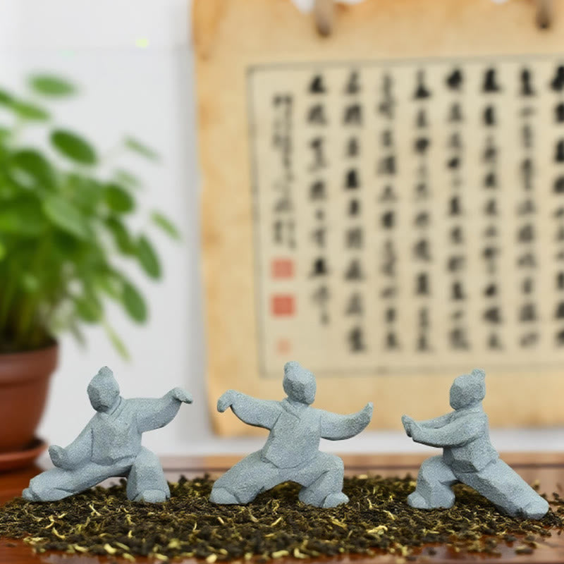 Nimara Ritual Resin Yin Yang Balance Tai Chi Figure Mindful Living Decor