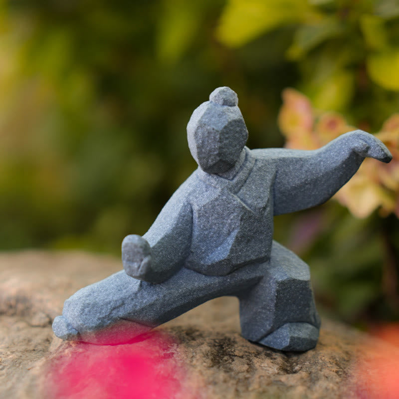 Nimara Ritual Resin Yin Yang Balance Tai Chi Figure Mindful Living Decor