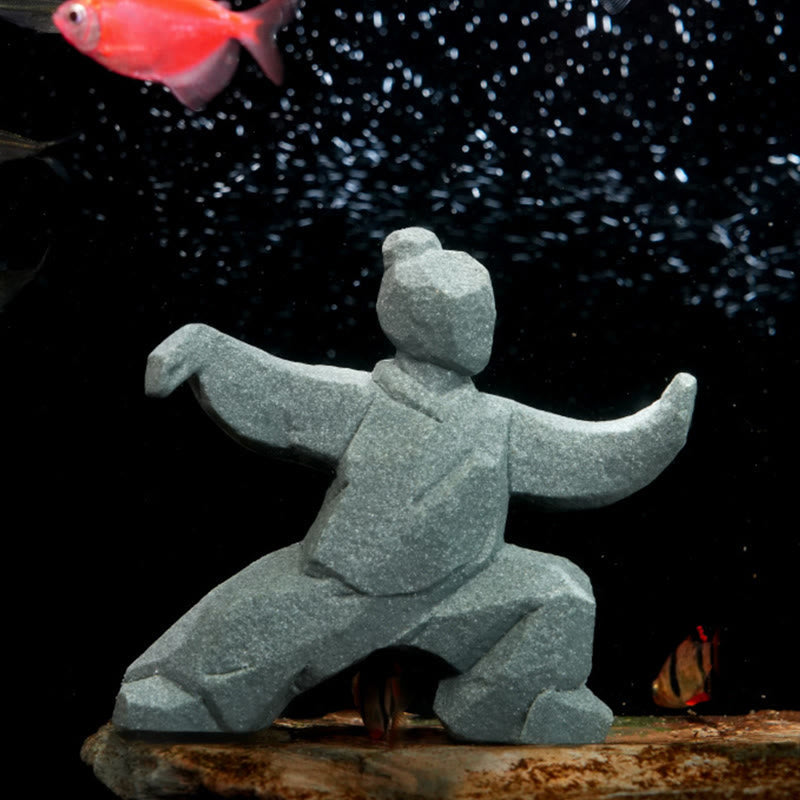 Nimara Ritual Resin Yin Yang Balance Tai Chi Figure Mindful Living Decor