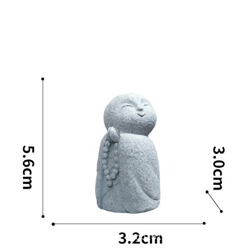 Nimara Ritual Resin Small Prayer Ksitigarbha Buddha Compassion Meditation Statue