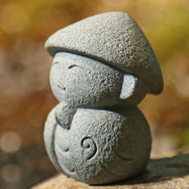 Nimara Ritual Resin Small Prayer Ksitigarbha Buddha Compassion Meditation Statue