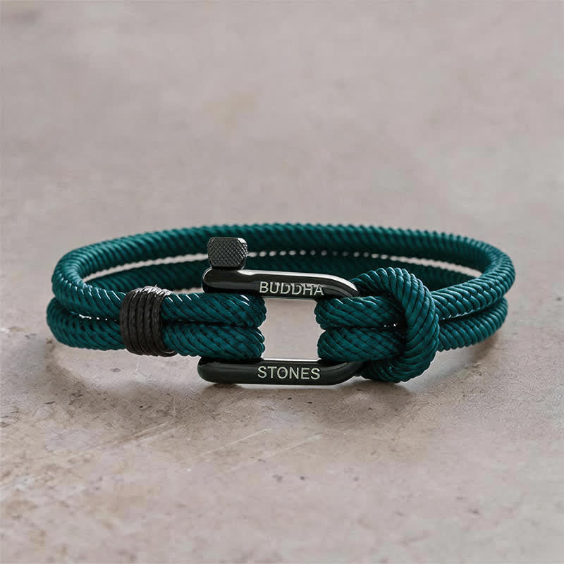 Nimara Ritual Titanium Steel Shackle Rope Strengthen Bracelet