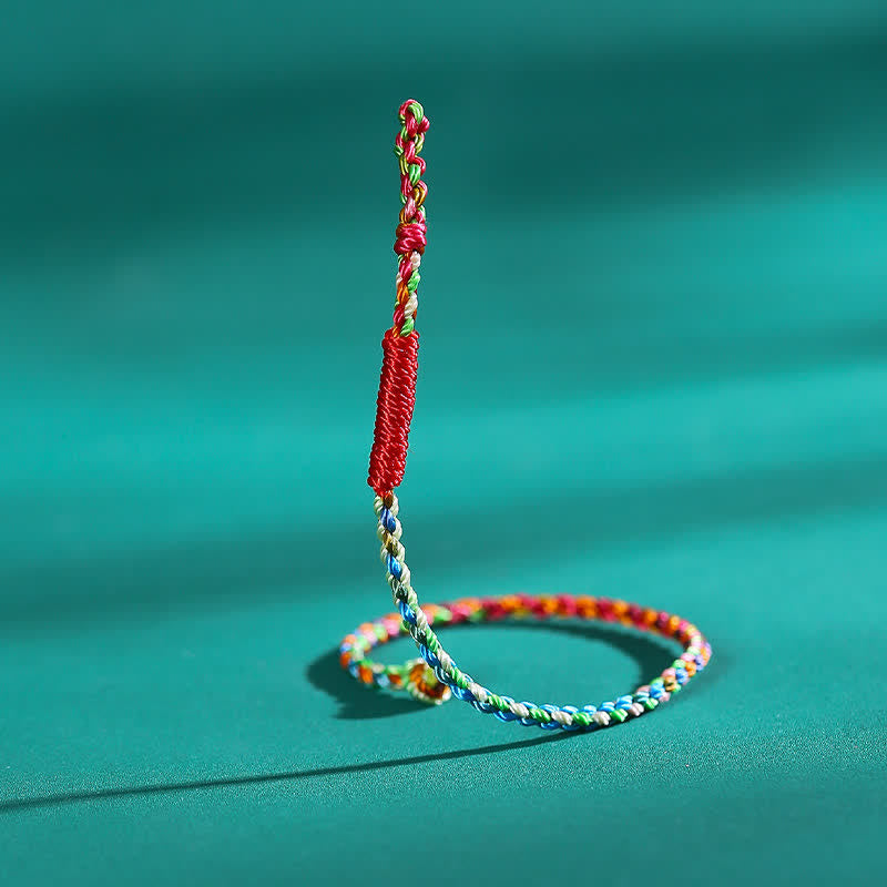 Nimara Ritual Hand-Woven Colorful String Koi Fish Luck Braided Bracelet